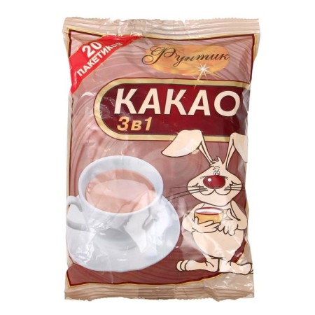 Cocoa "Funtik", three in one, 20 g