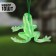 A set of luminous pendants "Frog" 6x4.5cm, 10pcs (1259050)