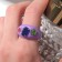 Ring "Shine" three inserts, color, size 17.5