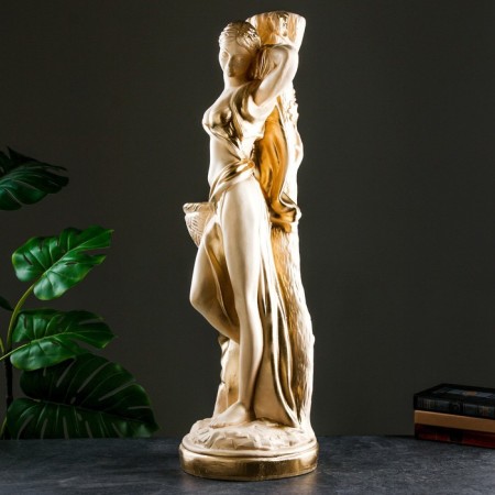 Figure with Kashpo "Aphrodite" ivory, 85x40x30cm-1