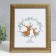 Photo frame plastic 20x25 cm "Golden petals of chamomile" black 29.5x24.5 cm