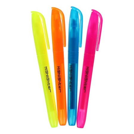 A set of markers-textbooks, 4 colors-4
