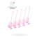 A set of vaginal balls Flovetta byfa tulips, silicone, pink, 5.3 cm