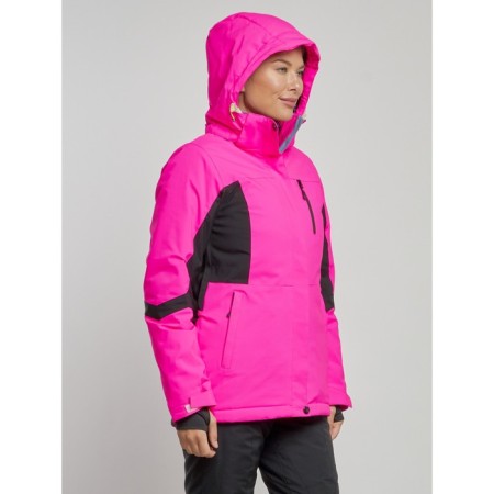 Ski jacket female, size 42, pink color-1