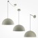 Suspended lamp Maytoni Mod168PL-01BG, 1HE27, 40W, 15.5x320 cm, gray color