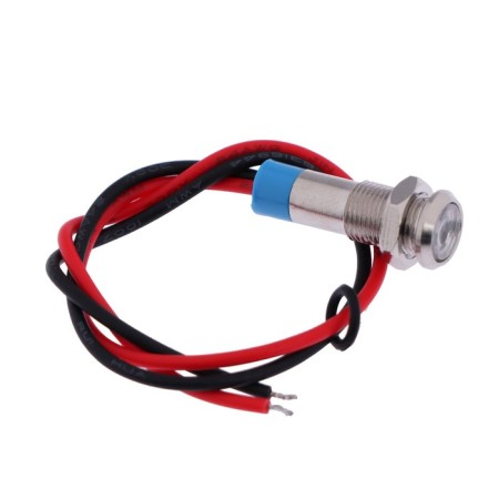 LED, 12 V, 7.8 × 16.5 mm, landing d = 6 mm, white-1