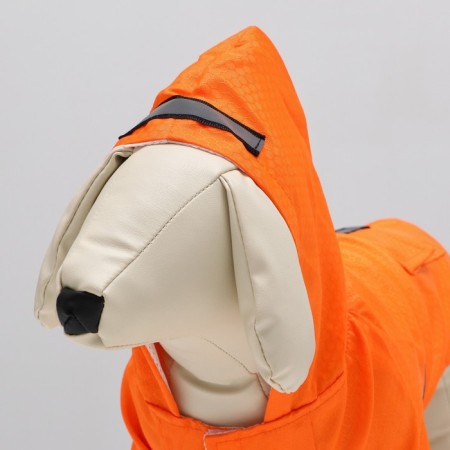 Jacket with reflective stripes, size S, orange (DS 26, OG 40, Osh 34 cm)-6
