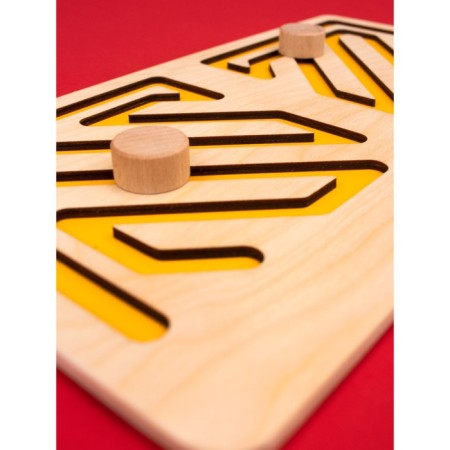 Sigzag intermallica board, yellow-1