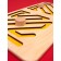 Sigzag intermallica board, yellow