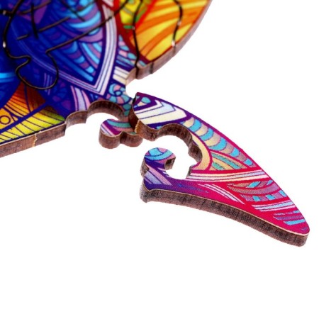 Wooden figured puzzle "Star whales", pair-4