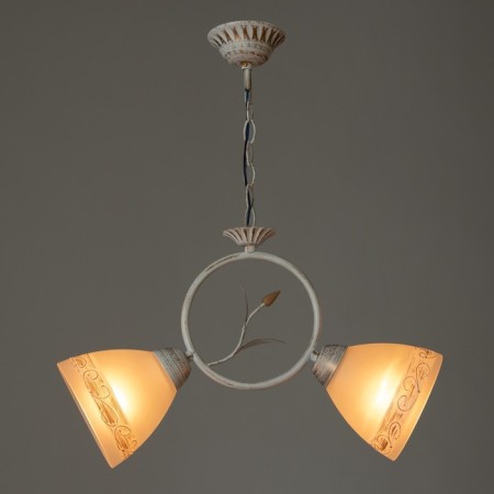 Sulfur chandelier 2he27 40W white 44x13.5x30 cm Bayerlux-2
