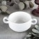 Porcelain broth Wilmax Stella, 270 ml, d = 10 cm, white color
