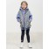 Vest for girls, height 104 cm, silver color