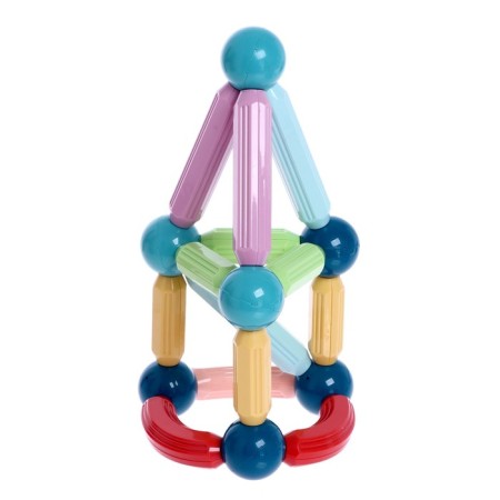 Magnetic designer for babies "Magic sticks", 25 parts-2