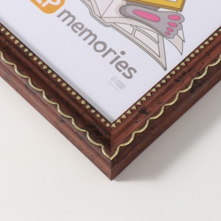 Photo frame plastic "Brown style" 10x15 cm, brown-2