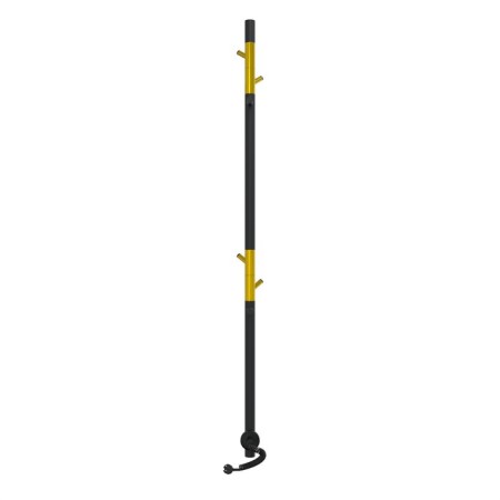 Towel Electric Laris Image, 150x1400 mm, 4 crossbars, univers., Black-16