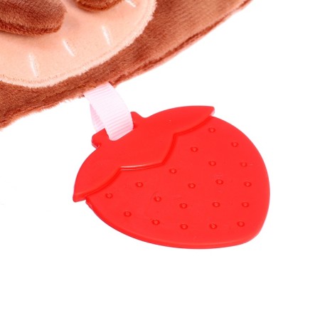 Suspension with a “Bear” teething, rustles, rattles, brown-3