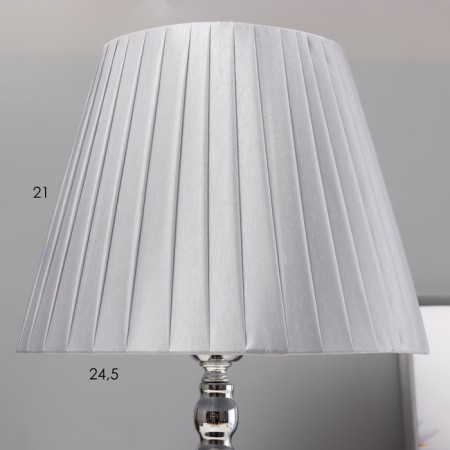 Board lamp "Alfi" E27 40W chrome 28x28x46 cm-3