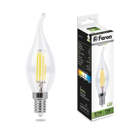 LED LED Feron, E14, 7 W, 230 V, white light