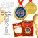 School medal for graduation "graduate", on tape, gold, metal, d = 4 cm