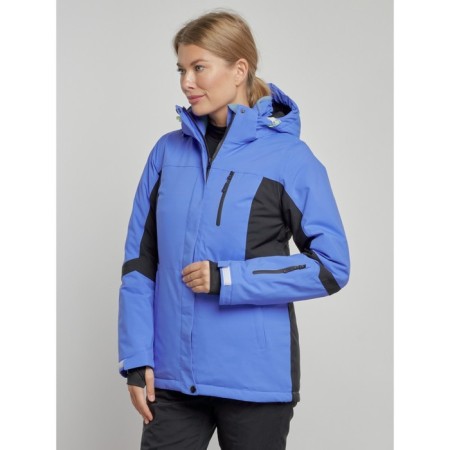 Ski jacket women's winter, size 48, purple color-4