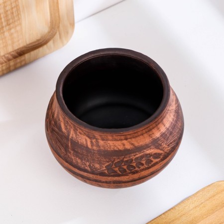 Pot for the hot "Kolos" 0.3 l., 11x10x10 cm-2