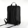 City backpack on a zipper, 2 pockets, with USB, black color