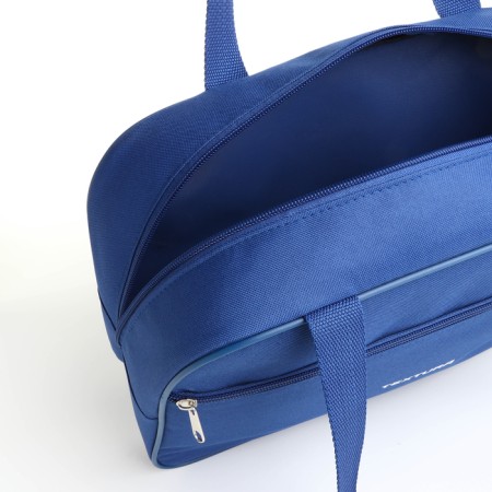 Sports bag, textura, small size, blue color-6