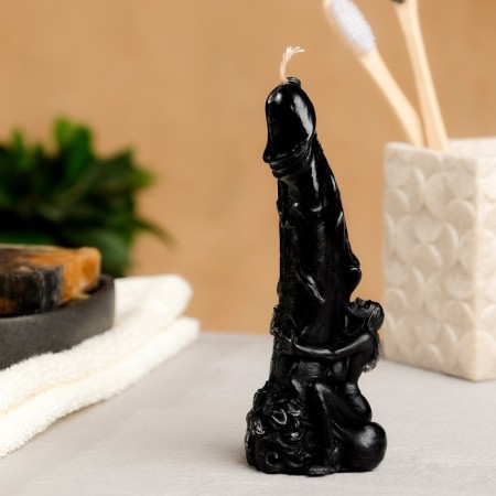 Figure candle "Hold" Black-1