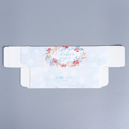 Box for Makarun "Blizzard" 18 x 5.5 x 5.5 cm, New Year-5