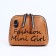 Cross-Bodi Bag on a zipper, brown color