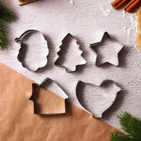 New Year. A set of cookies "New Year's sweets", metal, 10 pcs-3
