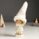 Polystone souvenir "Baby in a white outfit with a snowflake, with a gift/bell" MIX 7x6x18 cm 94988
