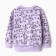 Sweatshirt for girls, lilac color, height 98 cm