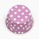 Muffin baking uniform, purple in white peas, 3.8 x 3 cm