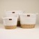 SL Home storage baskets, wicker, handmade, 3 pcs: 24 × 21 × 17 cm, 30 × 25 × 22 cm, 35 × 30 × 27 cm