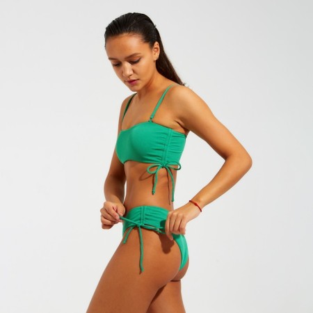 Separate Minaku swimsuit with wiretrous, green color, size 44-2