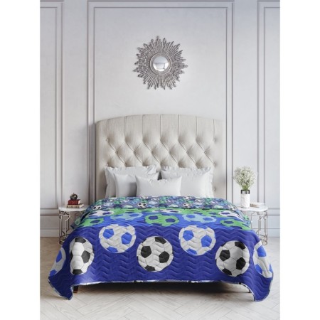 Football bedspread, size 240x200 cm