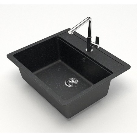 Kitchen is a kitchen from Zett Lab stone. 9/q4, 570x505x200 mm, matte, cut, black-1
