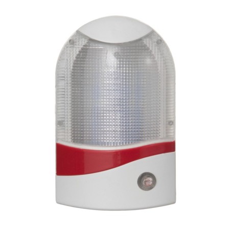 A nightlight with a light sensor, 4_LED x 1 W, 9 cm b (220V) plastic mix risalux-8