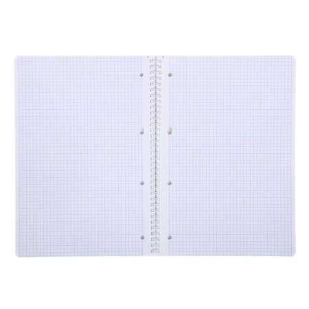 A4 notebook, 96 sheets in a cage on the crest "Beauty of Flowering", covered Cardboard, OFSET block, mix-1