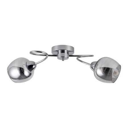 Lamp ceiling economy light 19057/2cr SM, 2x40W, E27, 20x25x47 cm, color chromium