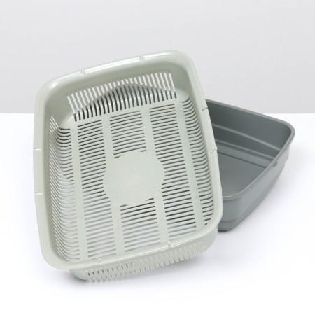 The tray is large with the Atlantis “Standard” net, 42 x 31 x 10 cm, gray-3