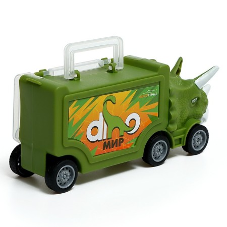 Dino Carrier truck, 3 cars, launch station, accessories-3