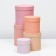 Set of round boxes 5 in 1 "Dawn" 23 x 23 x 25 - 15 x 15 x 15 cm
