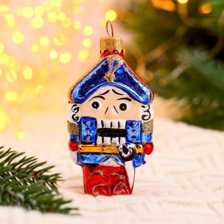 Christmas tree decoration "Fairytale Nutcracker" H-9 cm, mix-2