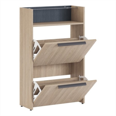 Palermo No. 6 shoe cabinet, 600 × 250 × 968 mm, Palermo color / Rhine Morion-1