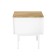 Bleet cabinet Bergen, 40x35x45 cm, oak craf gold, white