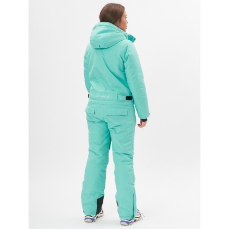 Ski jumpsuit female turquoise color, size 48-2