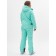 Ski jumpsuit female turquoise color, size 48